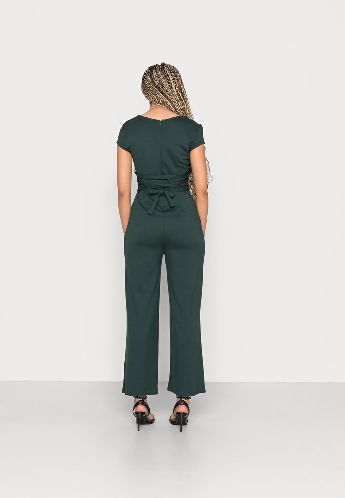 Jumpsuit Anna Field Zip UP Vert Foncé Femme | UMZ-2741718